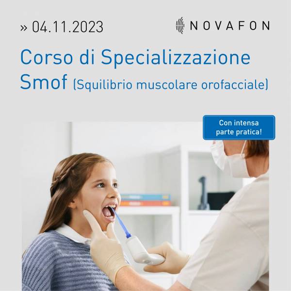 Corso Specializzazione Smof (squilibro muscolare orofacciale) 04.11.2023