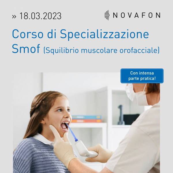 Corso Specializzazione Smof (squilibro muscolare orofacciale) 18.03.2023